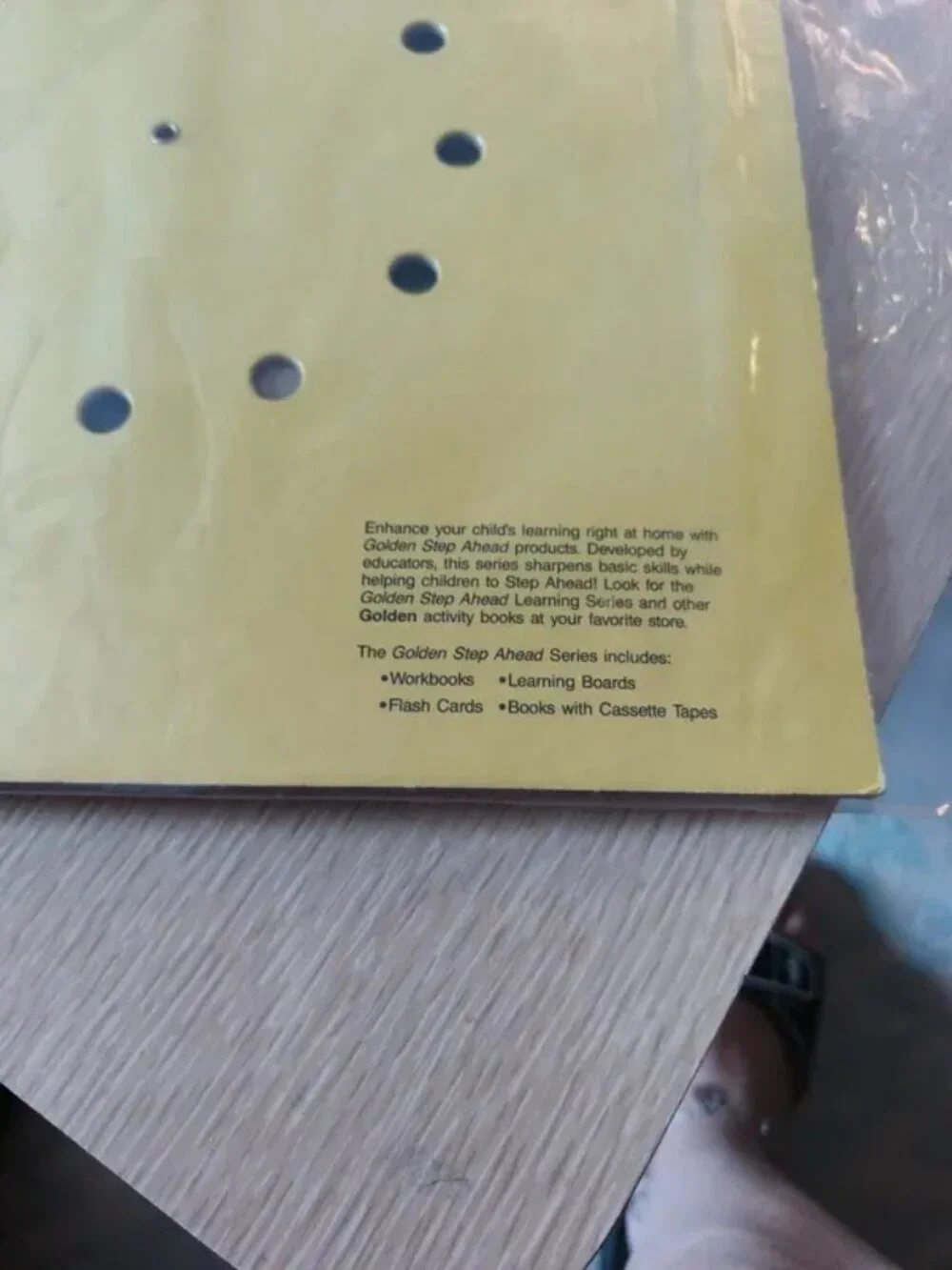 Vintage 1980's Golden Step Ahead Telling time Game Learning Activity Puzzle